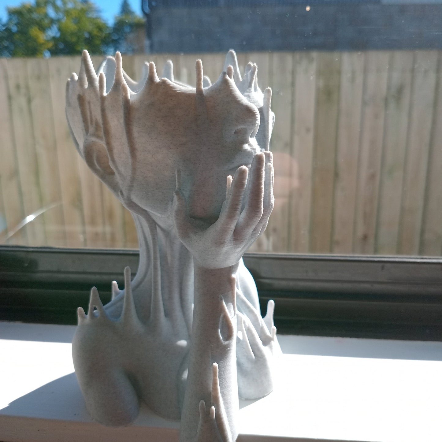 Melted Girl Plant Pot