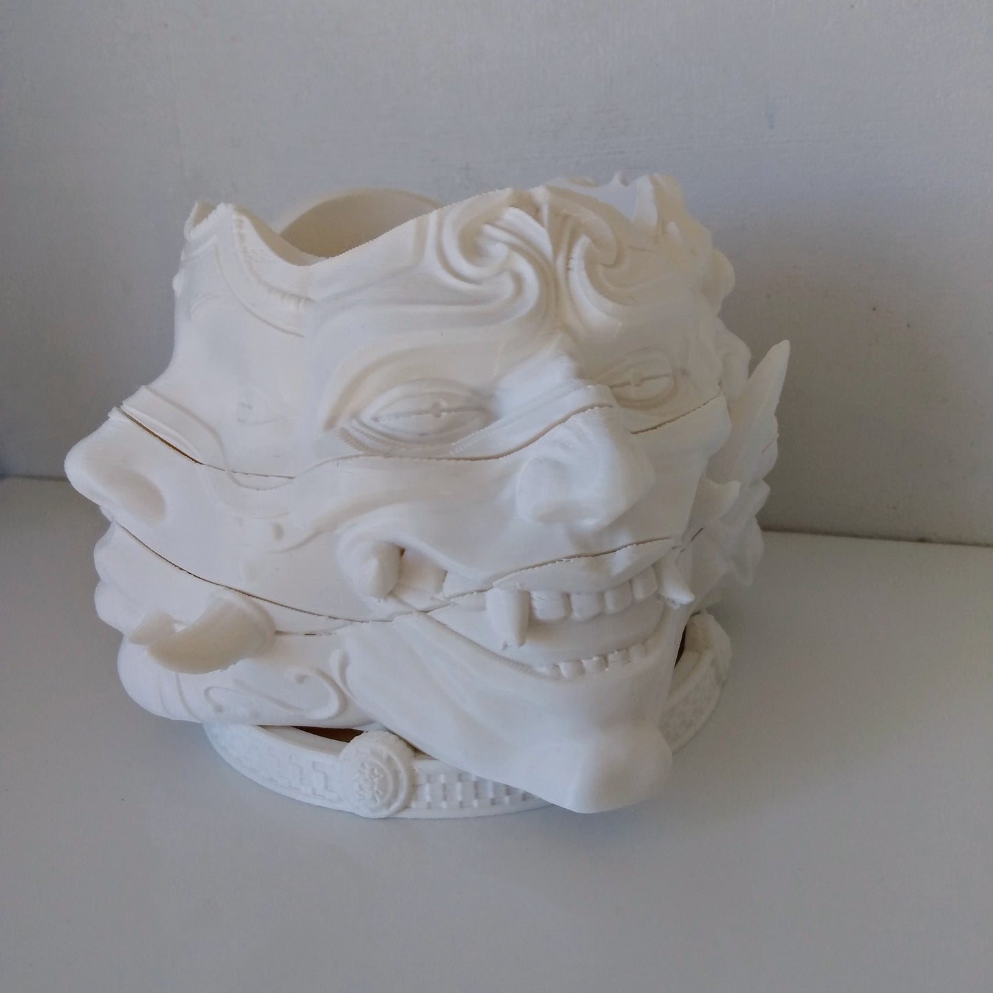 Multi-Hannya Face Rotating Planter