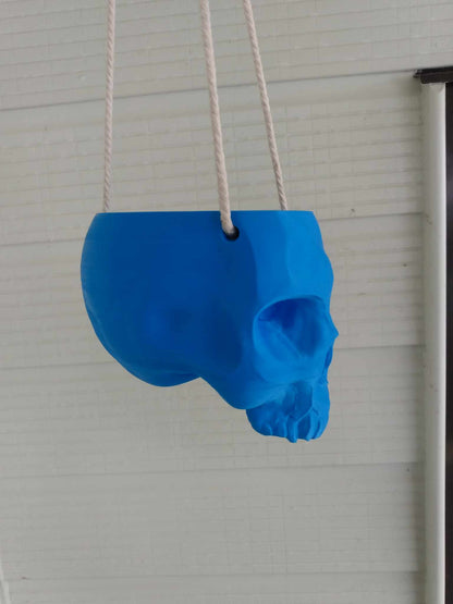 Hanging Skull Plant Pot